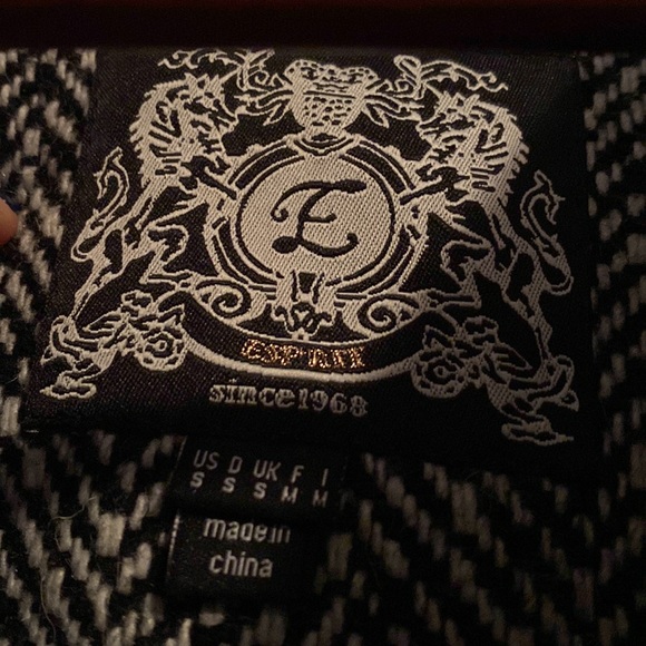 Womens ESPRIT tweed pea coat, size Small! - Picture 3 of 8